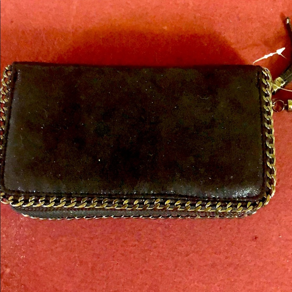 Night Club Ready! Fun Metallic black bag